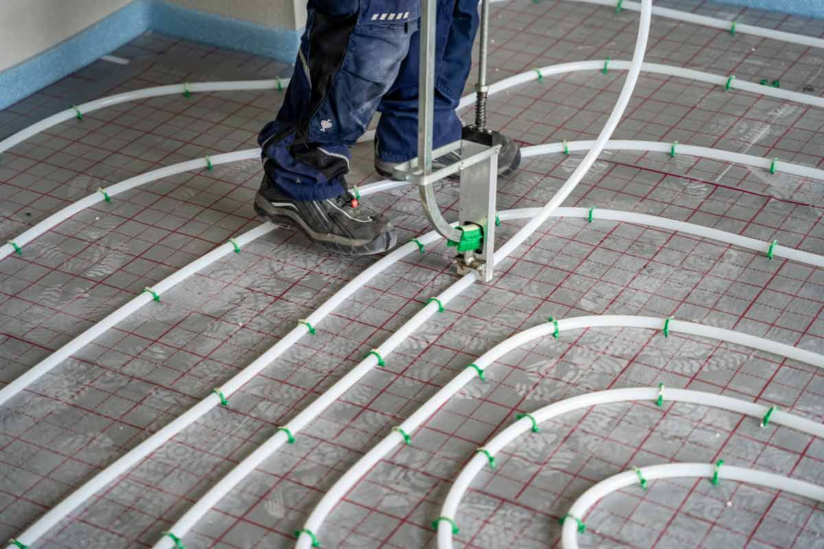 Fußbodenheizung von STS Haustechnik